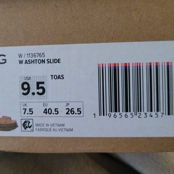 UGG WOMEN'S ASHTON SLIDE SIZE 9.5 - Picture 4 of 11